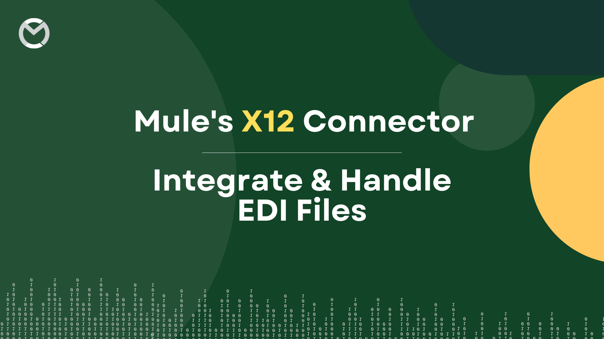 Mule's X12 Connector - Integrate & Handle EDI Files